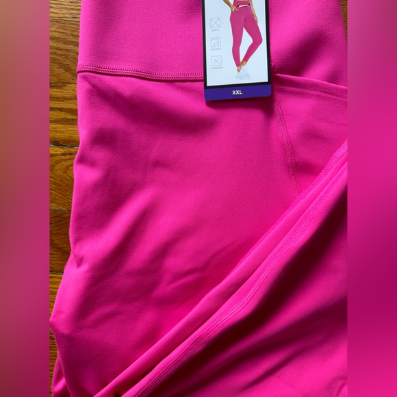 HOT Pink Gap Fit 7/8 Leggings XXL - Picture 2 of 2